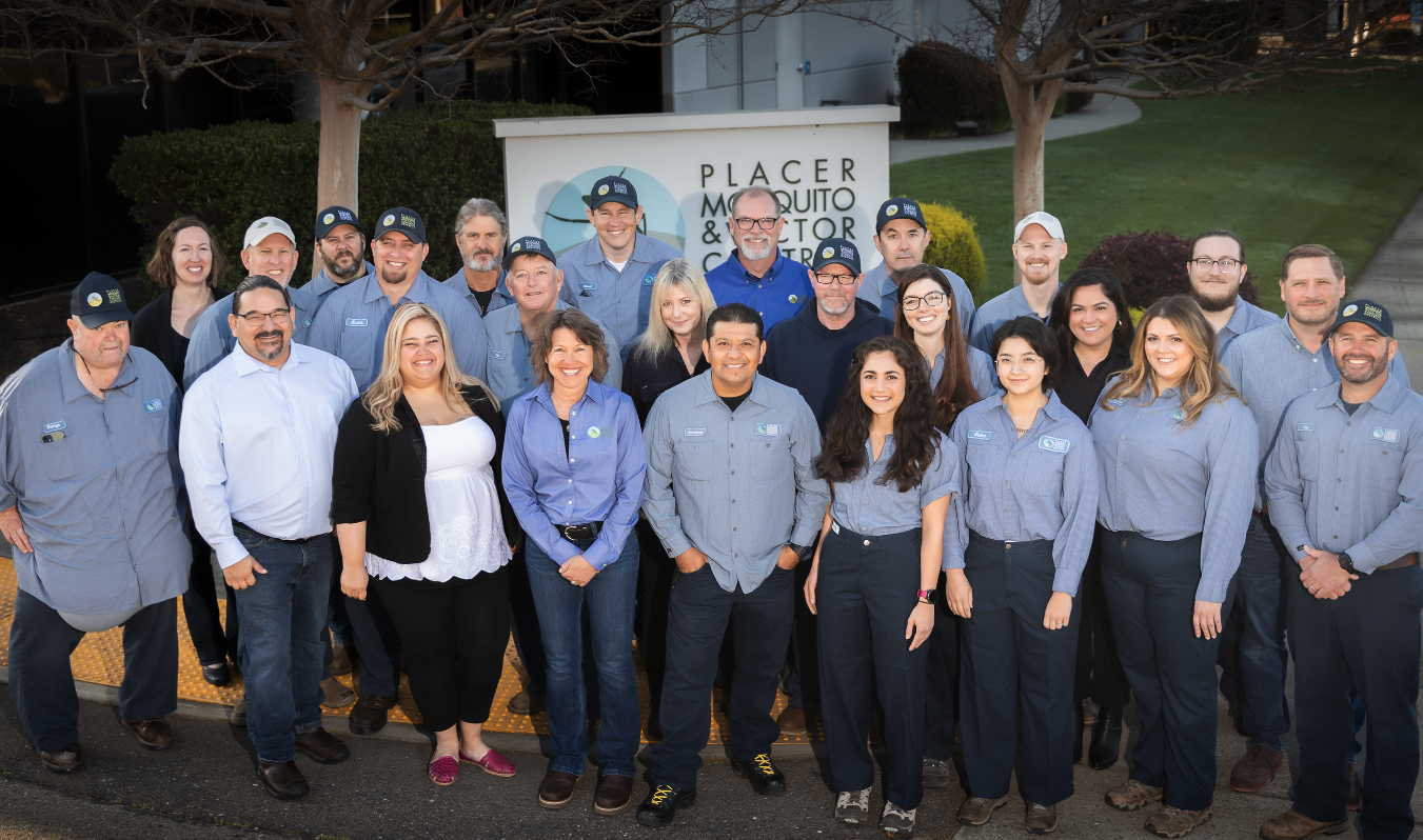 Homepage Photo of Placer Mosquito Employees with mountains in background