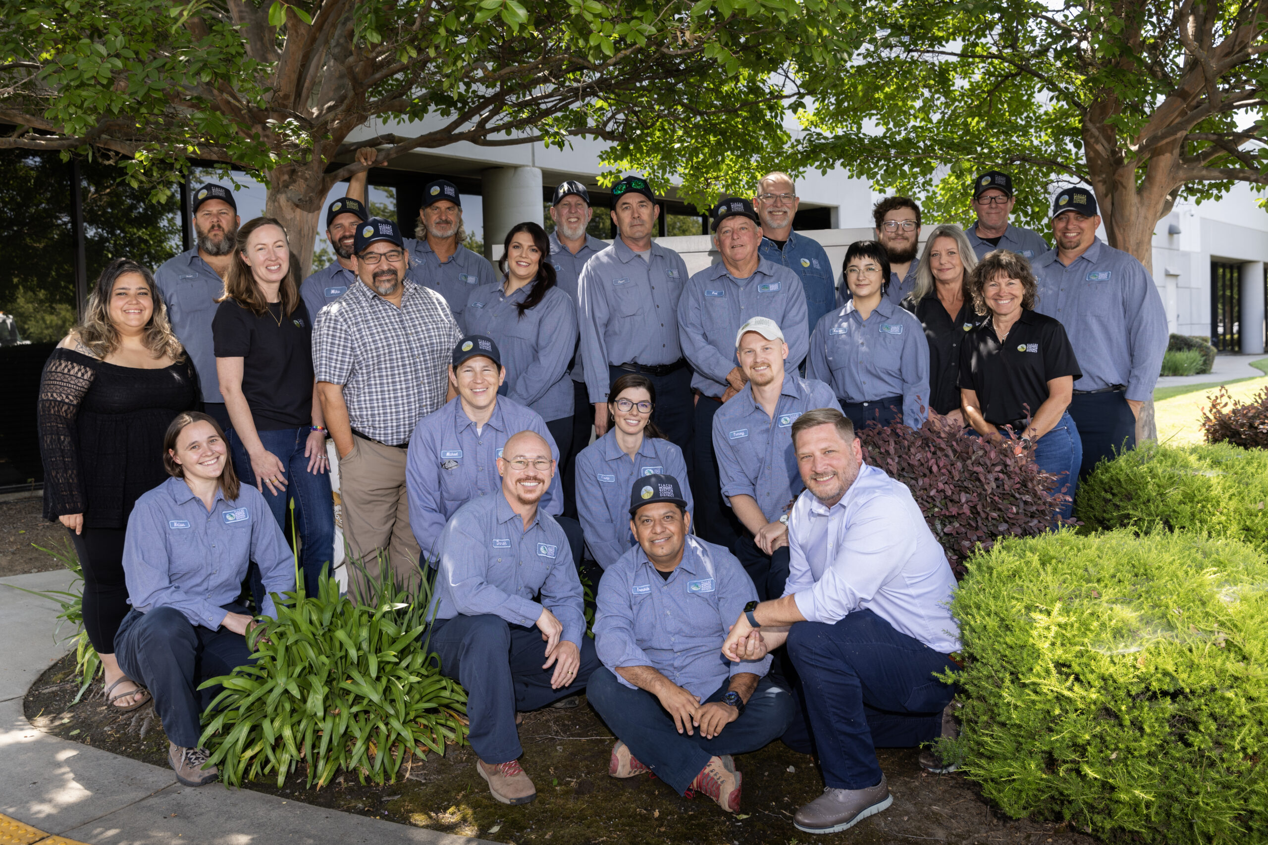 Homepage Photo of Placer Mosquito Employees with mountains in background