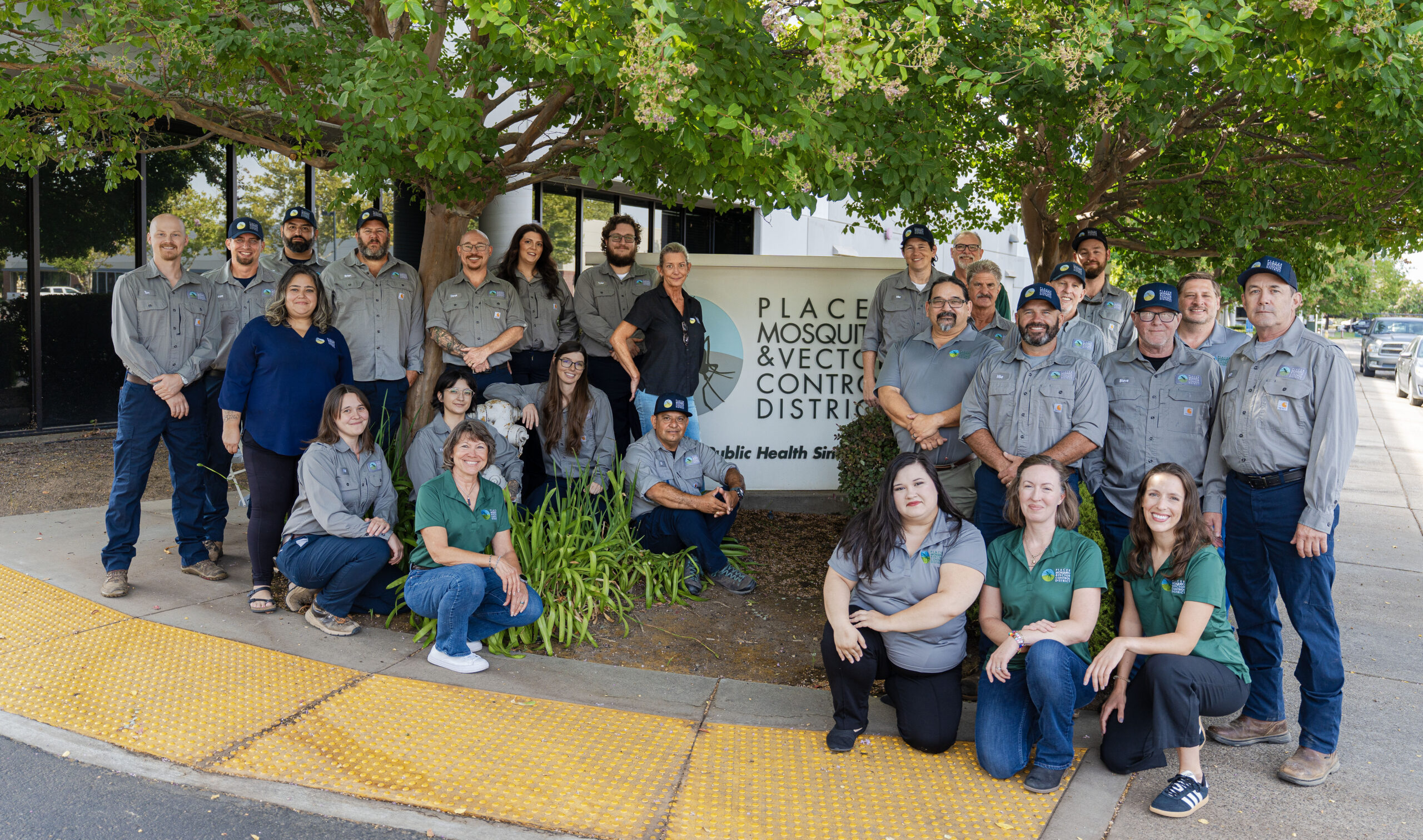 Homepage Photo of Placer Mosquito Employees with mountains in background